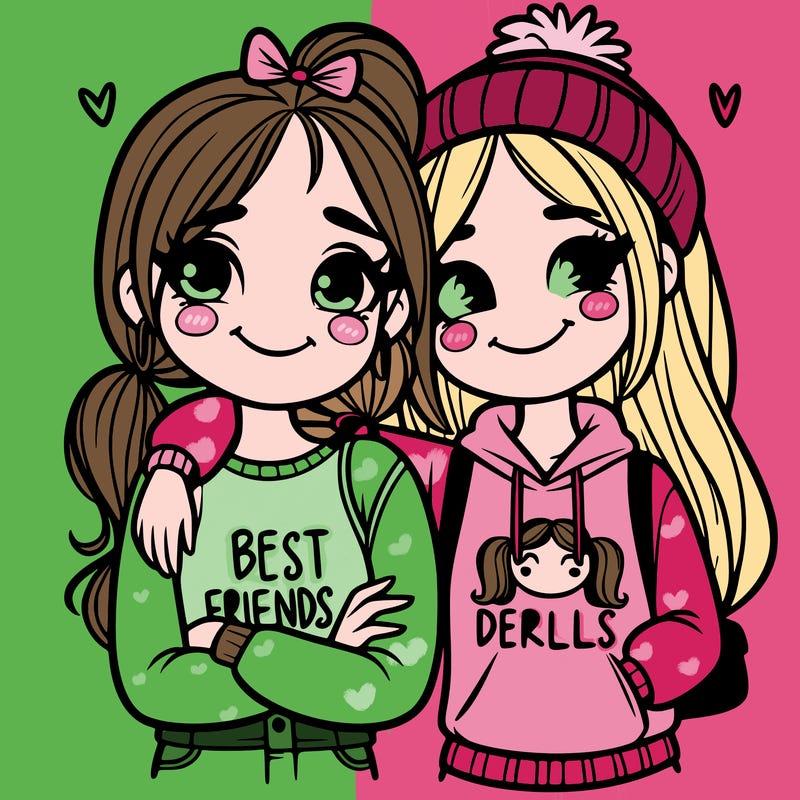 best friends girls