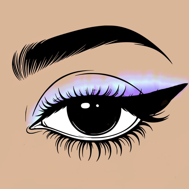 eye closed realistic