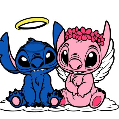 stitch and angel