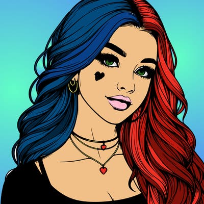 detailed realistic girl