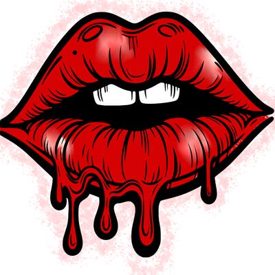 lips that look realistic and drip