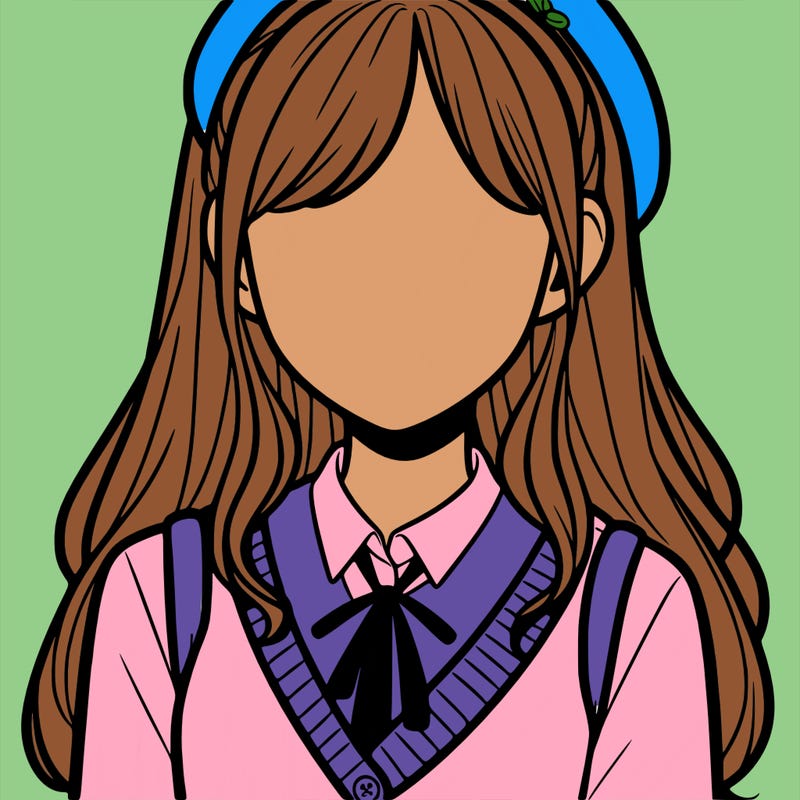 faceless preppy girl