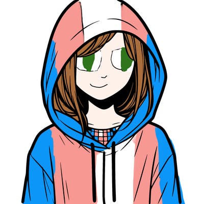 faceless girl in hoodie