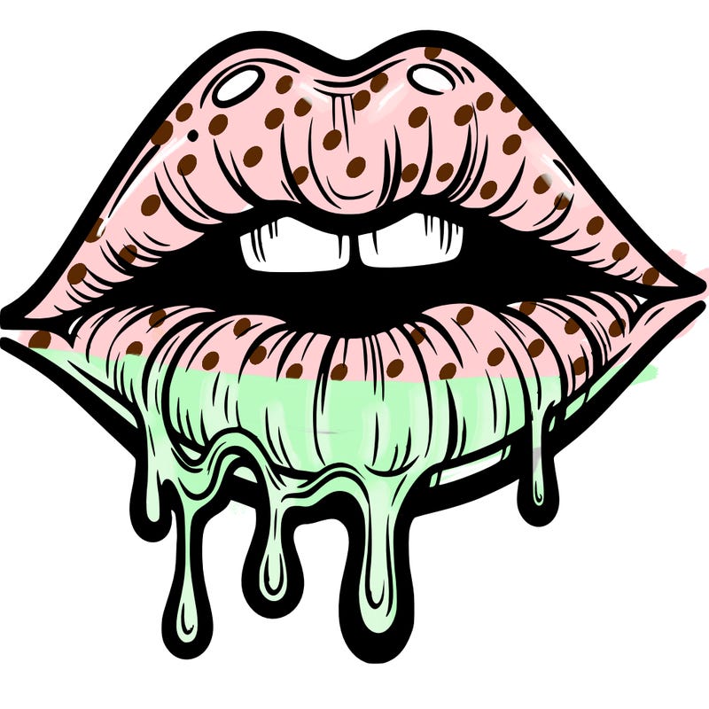 lips that look realistic and drip