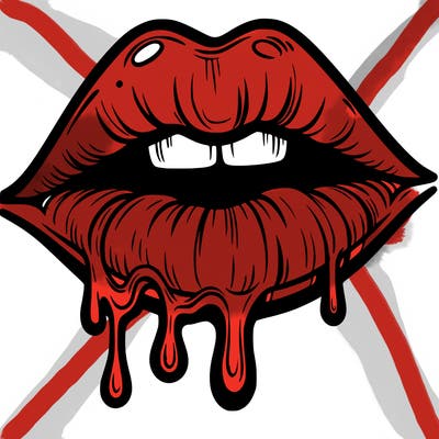 lips that look realistic and drip