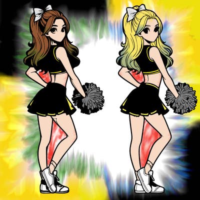 realistic cheerleader