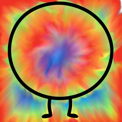 a plain circle with nothing else