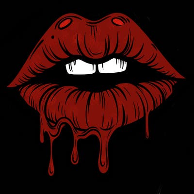 lips that look realistic and drip