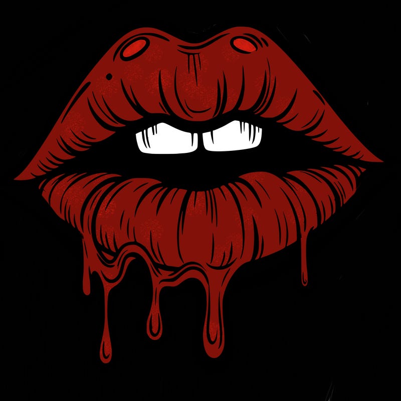 lips that look realistic and drip