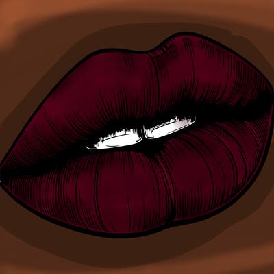 realistic lips