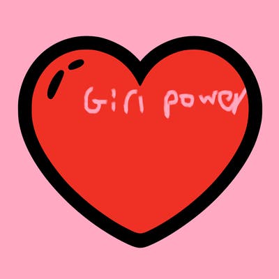 a blank heart