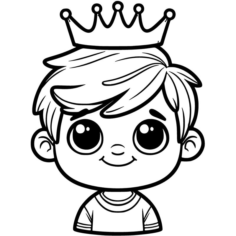 boy with a crown