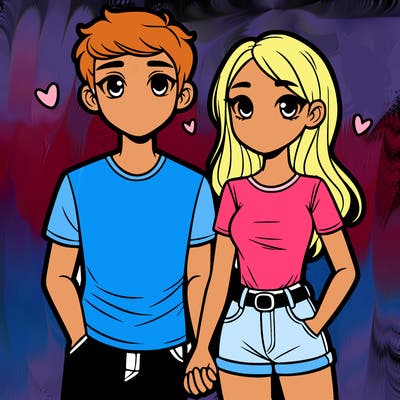 boyfriend and girlfriend