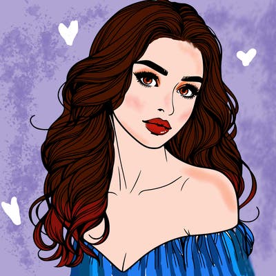 beautiful realistic girl