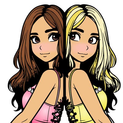 a realistic girl split