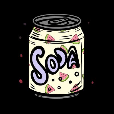 soda (just the soda can)