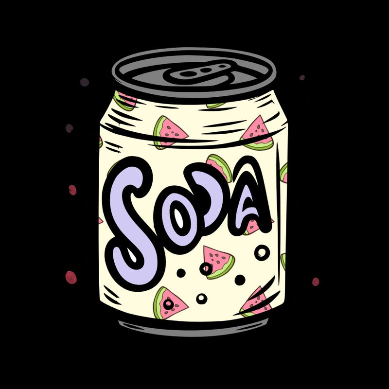 soda (just the soda can)