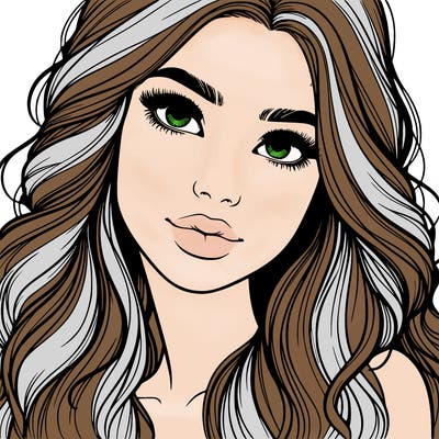 beautiful realistic girl