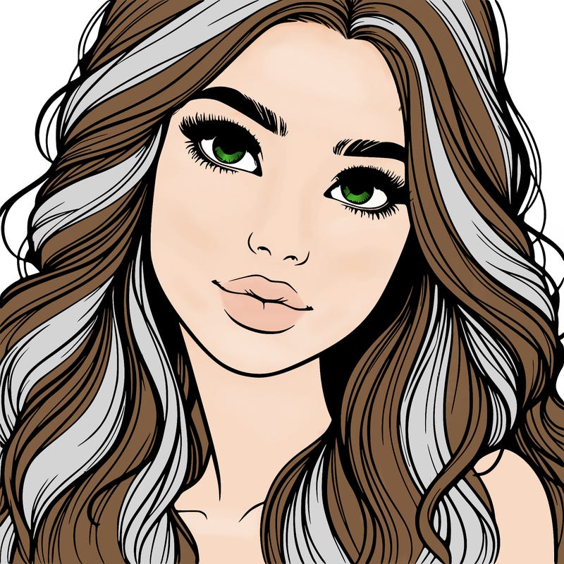 beautiful realistic girl