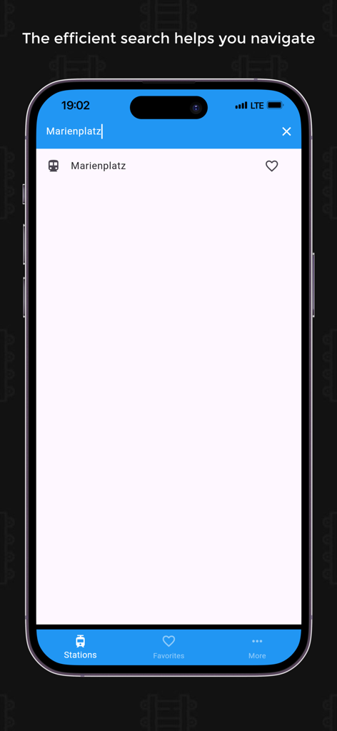 MVG Live Timetable - Suche nach Nahverkehrshaltestellen in München mit der MVG Live Fahrplan-App