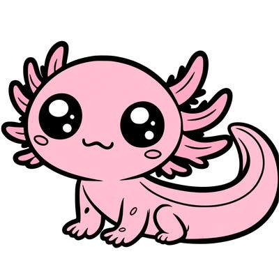 cute axolotl