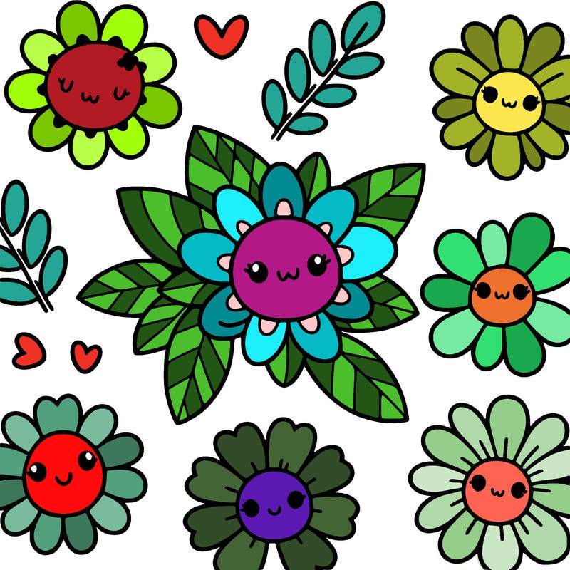 cute flower patterns