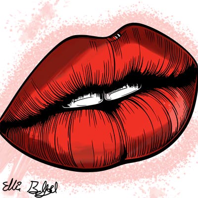 realistic lips