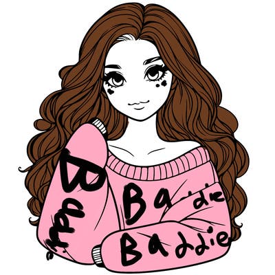 a beautiful girl in a big sweatshirt