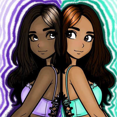 a realistic girl split