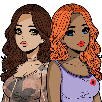 realistic twin sisters