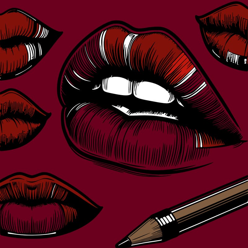 realistic  lips