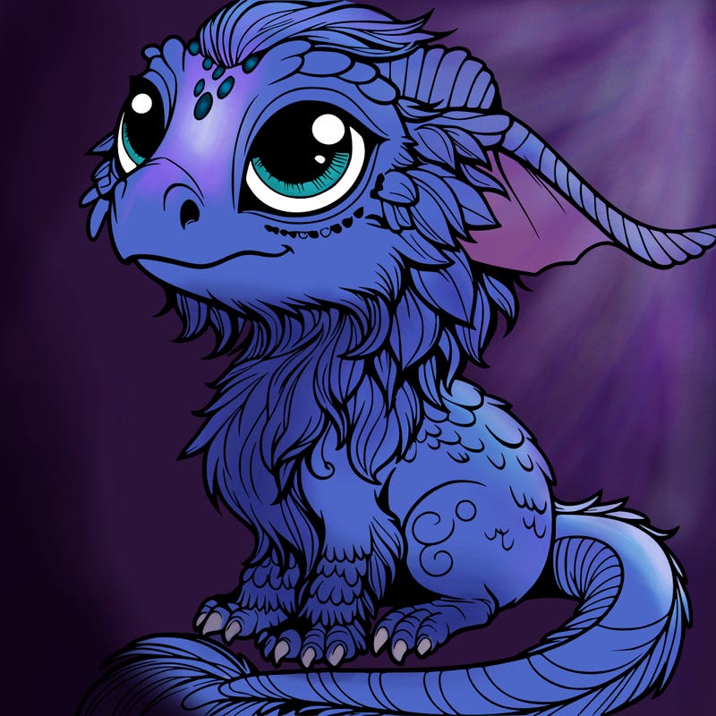 realistic magical creature with oversized features