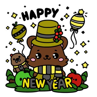 message : happy new year