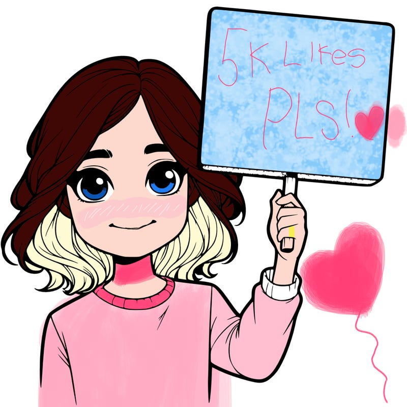 realistic girl holding up a sign