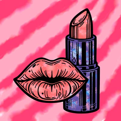 lips and lipstick