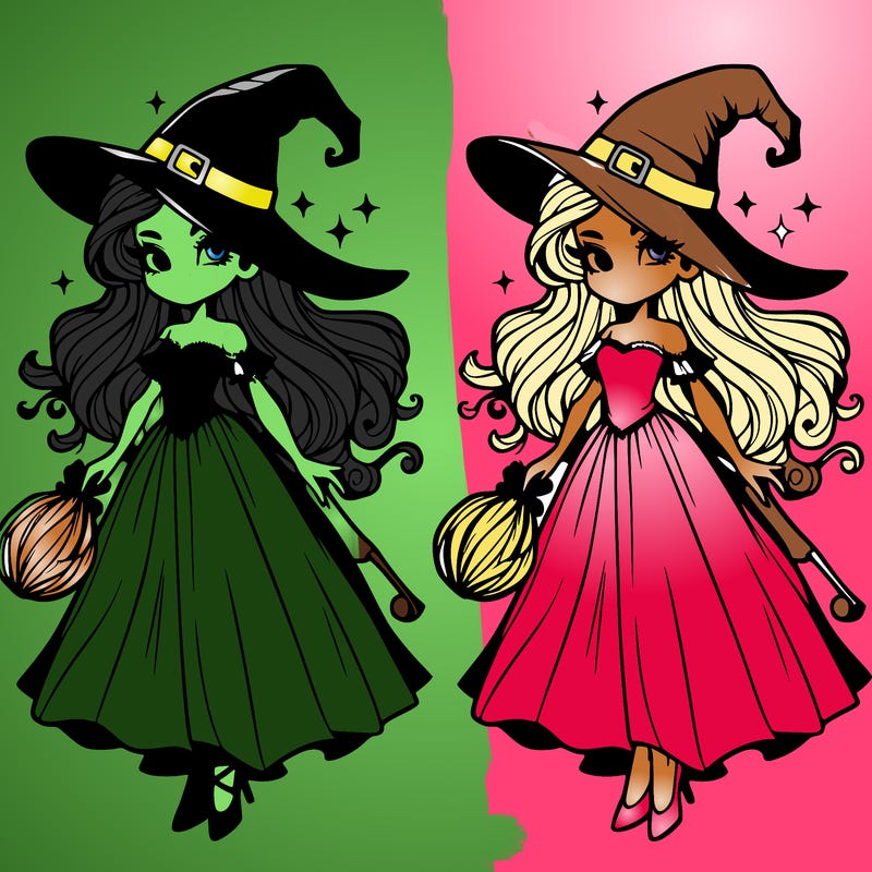 beautiful wicked witch. from wicked