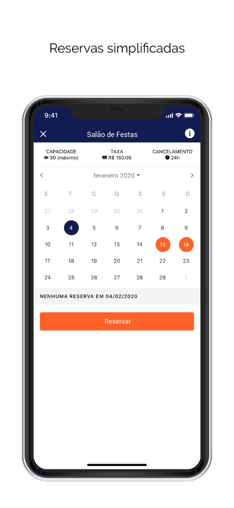 Prop Starter Online - Prop Starter Online app screen showing a party room reservation calendar and booking details