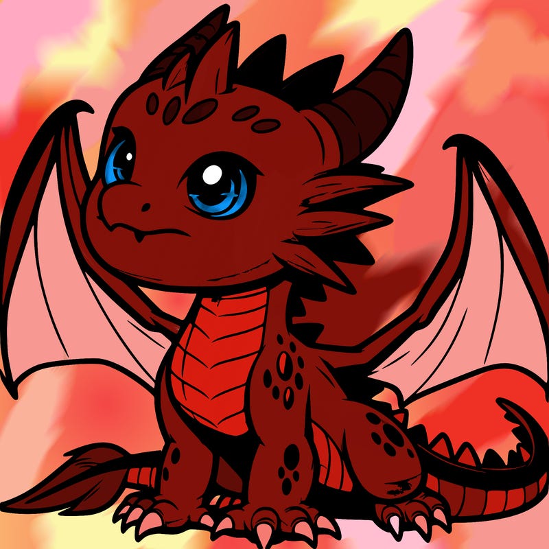 fierce baby night dragon