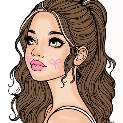 beautiful realistic girl