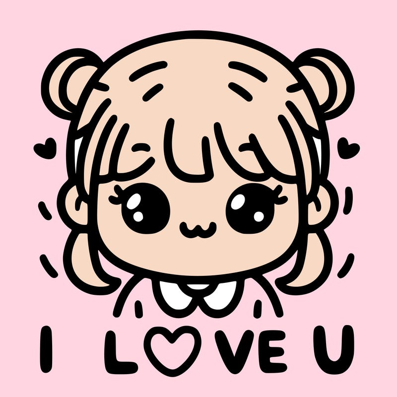 girl saying i love u