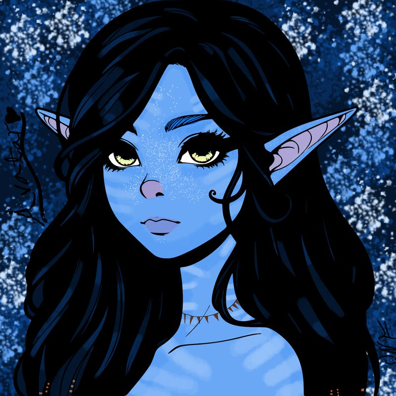 elf girl realistic dark fantasy