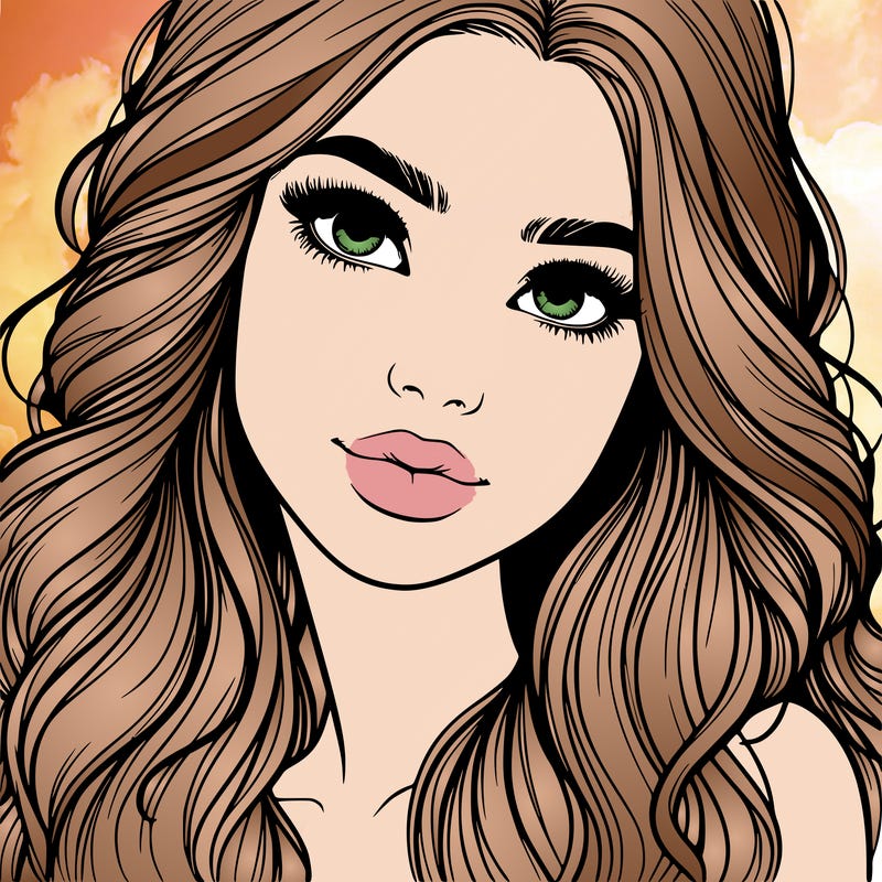 beautiful realistic girl