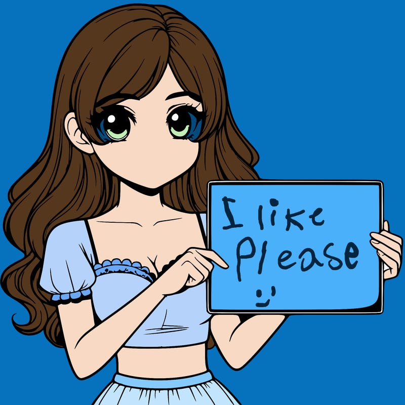 realistic pretty girl holding blank sign