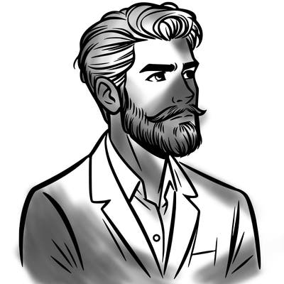 a man with a beard