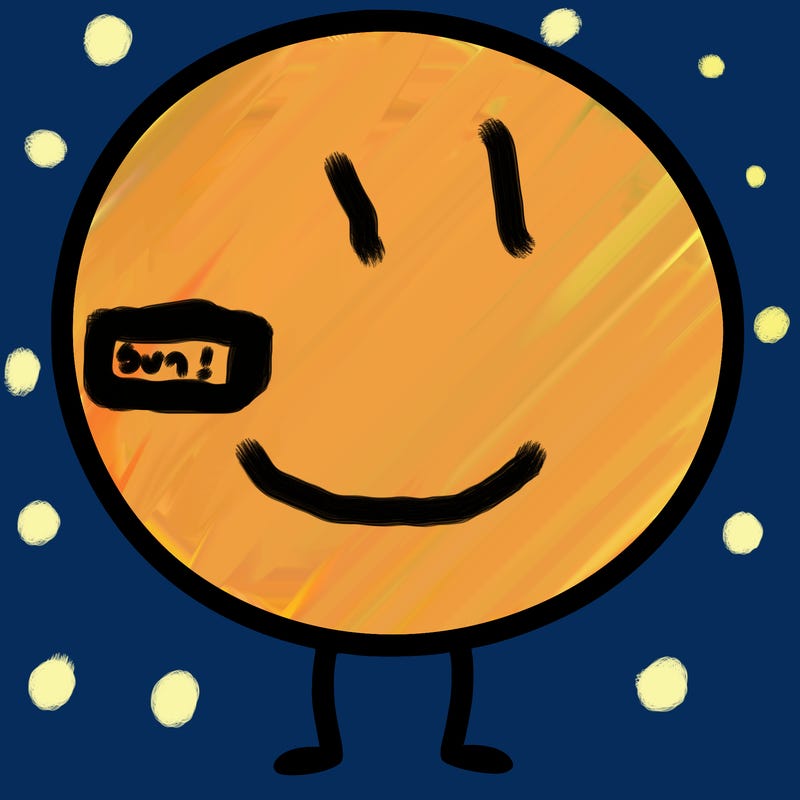 a plain circle with nothing else