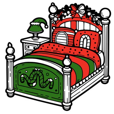 christmas bed