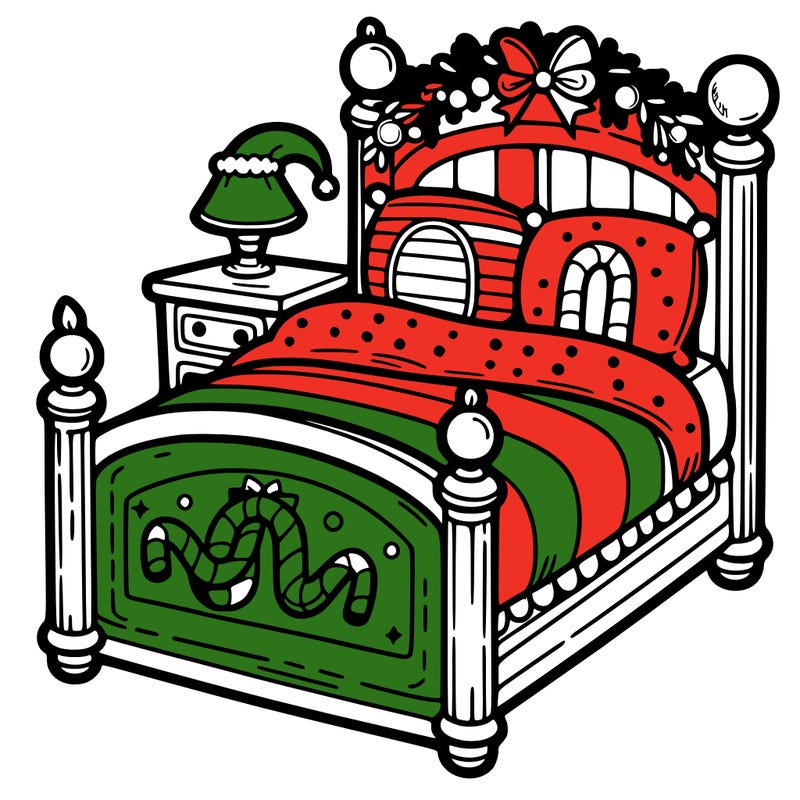 christmas bed