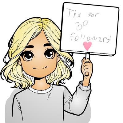 realistic girl holding up a sign
