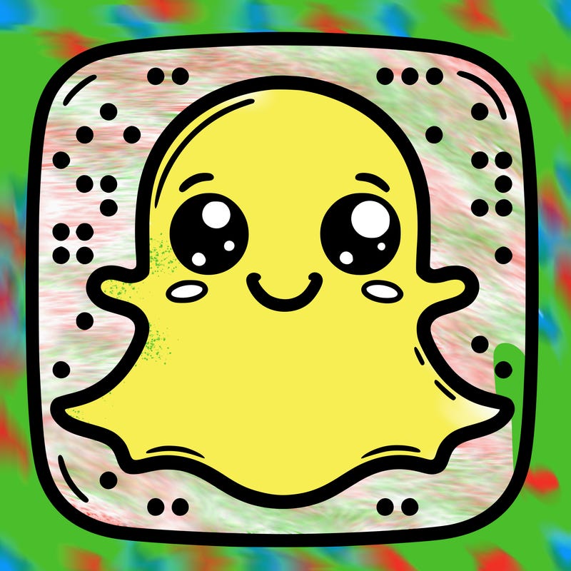the real snapchat logo