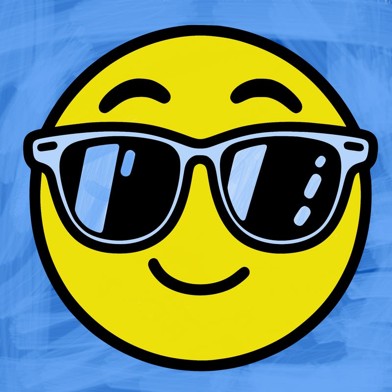 emoji with sunglasses